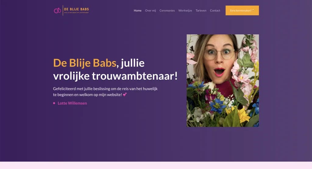 Screenshot van De Blije Babs
