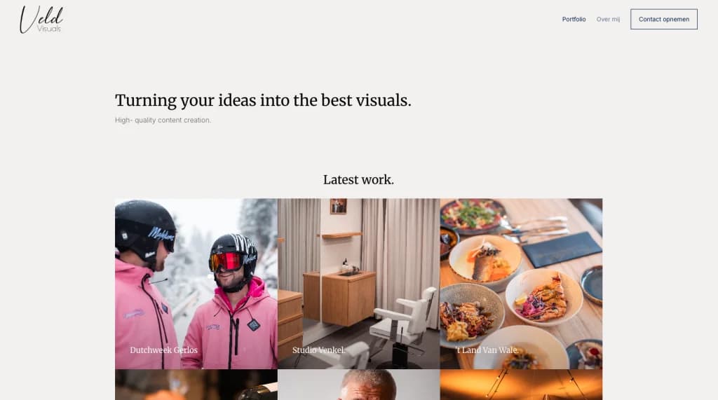 Screenshot van Veld Visuals
